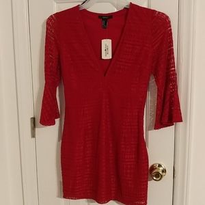 Short Red Dress Forever twenty-one